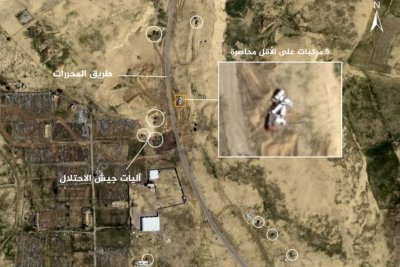 أقمار صناعية توثّق تدمير وطمر الجيش الإسرائيلي لمركبات إنقاذ في رفح
