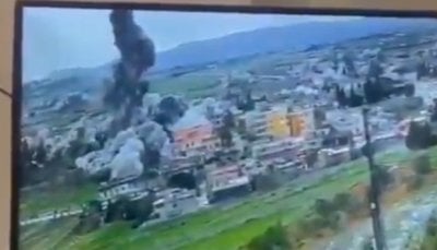 فيديو يوثّق الغارة الإسرائيلية على فيلا في كفرتبنيت