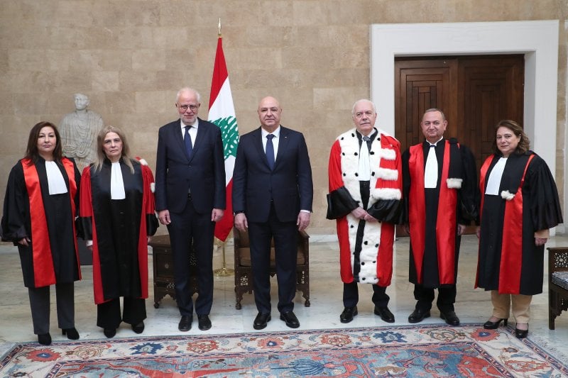 القضاة الجدد في مجلس القضاء الأعلى يؤدون اليمين