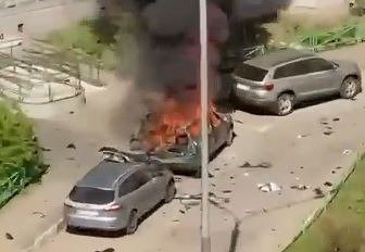 بالفيديو: لحظة انفجار السيارة المفخخة بالمسؤول العسكري الروسي