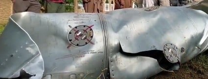 بالصورة: كتابات على حطام طائرة رافال بعد الضربة الهندية