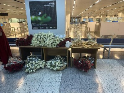 بعد رفع الحظر: استقبال حافل لأول رحلة إماراتية في بيروت