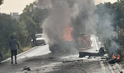 بالفيديو والصور: إسرائيل تستهدف سيارة جنوبًا!