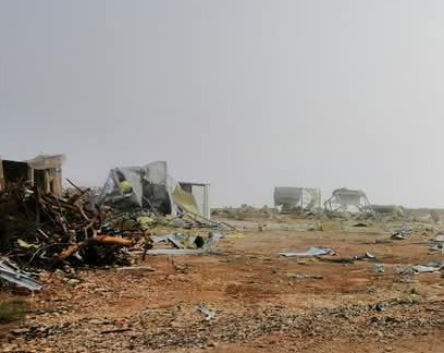 بالصور: استهداف إسرائيلي جديد في محيبيب