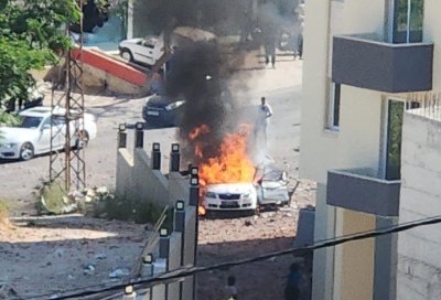 صباح مدوٍ في عين بعال... استهداف سيارة وسقوط شهيد!
