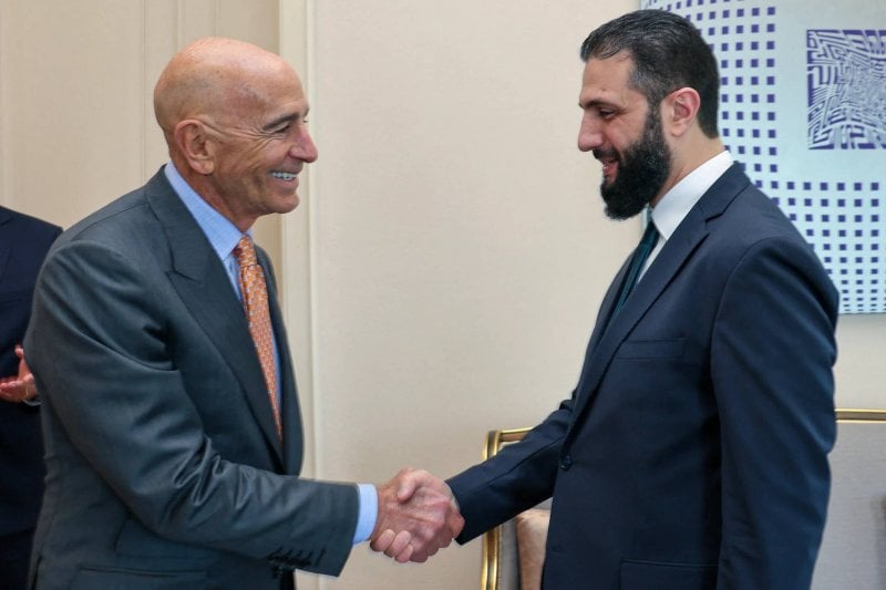 الرئاسة السورية تكشف تفاصيل لقاء الشرع والمبعوث الأميركي