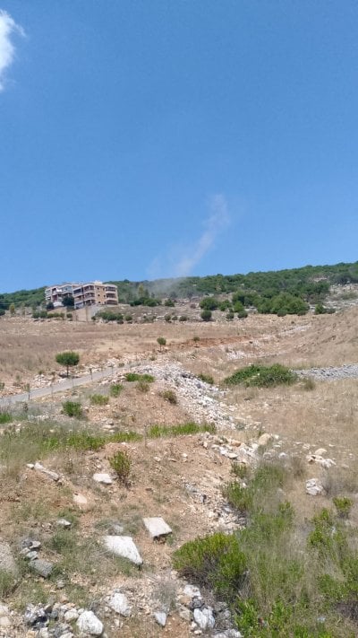 بالصور: غارة تستهدف النبطية الفوقا
