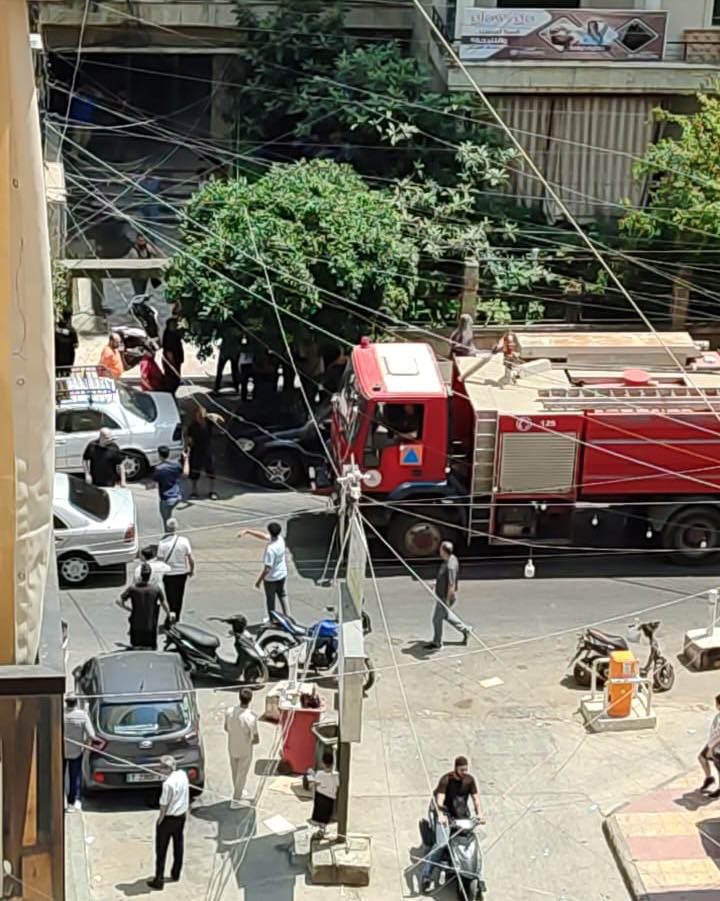 حريق كبير جراء ماس كهربائي … وحالات اختناق بين السكان !