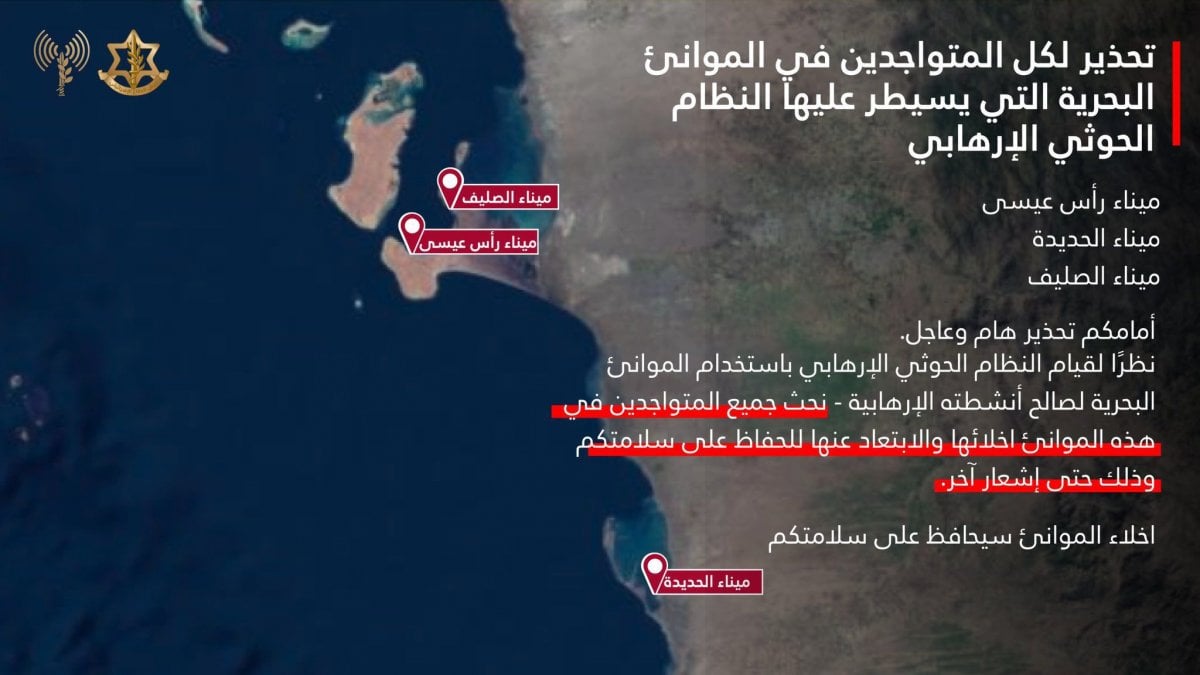 بعد اعتراض صاروخ يمني... تحذيرٌ إسرائيلي إلى الحوثيين!