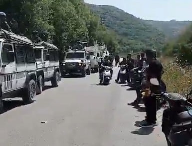 دورية لليونيفل تواجه اعتراضاً محلياً في وادي الحجير (فيديو)
