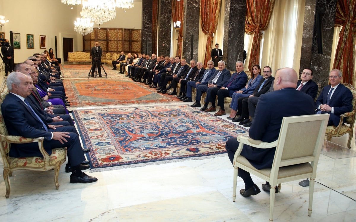 عون امام جمعية تجار بيروت:  قطار الإصلاح وُضع على السكة الصحيحة
