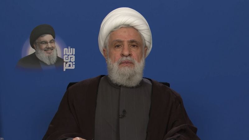 نعيم قاسم يؤكد وقوفه مع إيران: "العدو سيدفع ثمن جرائمه"!