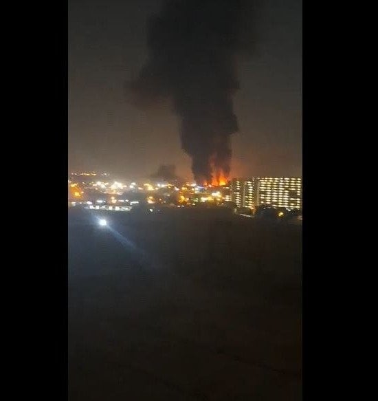 مطار مهرآباد تحت الضربات الإسرائيلية (فيديو)