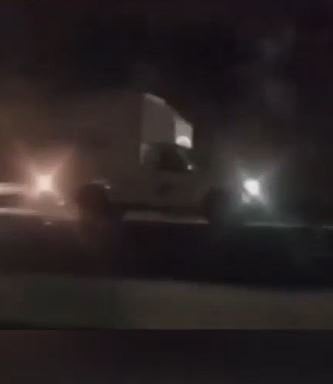 مشاهد نارية من طهران... بالفيديو: مطاردة شاحنة 