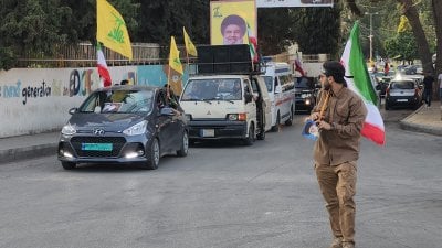 رفضًا للعدوان الأميركي-الإسرائيلي... بالصور: حزب الله ينظم مسيرة في بعلبك