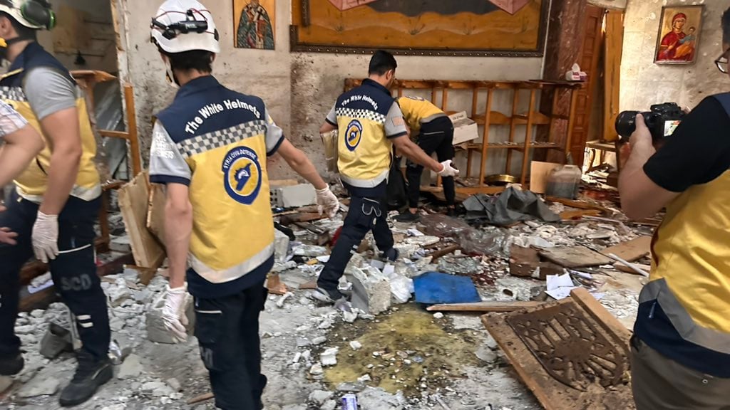 "هجوم داعشي"... تفاصيل جديدة عن إنفجار الكنيسة في دمشق