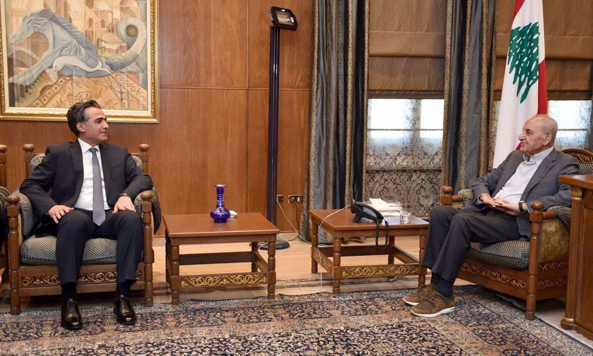 بري يبحث ملف إعادة الإعمار مع حمية