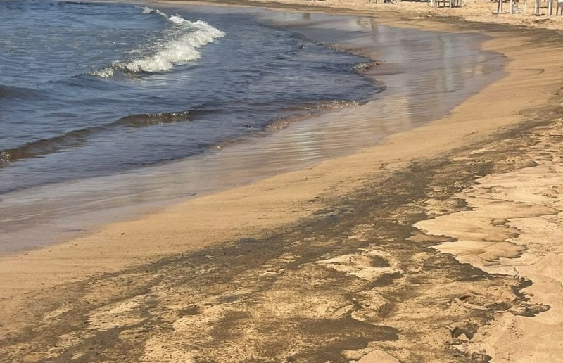 بتوجيه من الحجار... الدفاع المدني يتدخل لاحتواء تلوث بحري في الجيّة! (فيديو)
