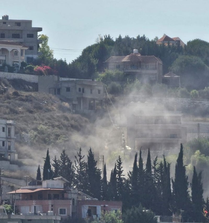 غارة إسرائيلية تستهدف منزلاً في الجبل الأحمر