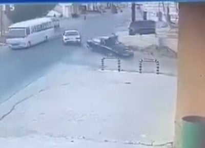 بالفيديو: حادث مروّع على طريق الرفيد 