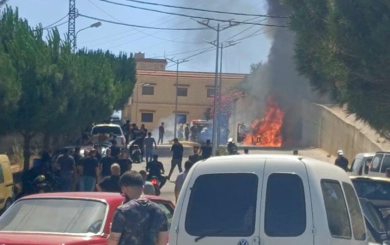 غارة مزدوجة على بنت جبيل... الصواريخ تسقط قرب المعهد المهني!