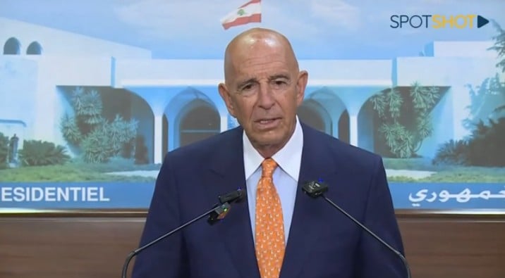 باراك من بعبدا بعد تسلمه الرد اللبناني: الفرصة أمامكم والعالم مستعد لدعمكم إذا اخترتم السلام