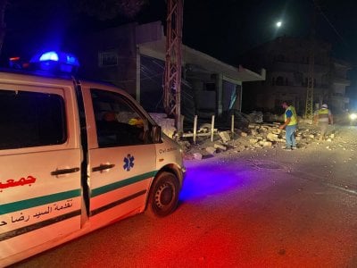مقهى ومحل ألومينيوم... بالصور: غارة مزدوجة على يحمر الشقيف