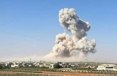 مستودع سري ينفجر شرق حلب والتحقيقات جارية!
