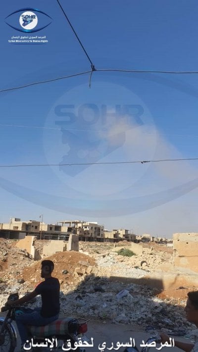 غارات إسرائيلية تستهدف درعا السورية (صور)