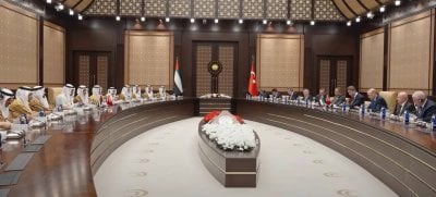 محمد بن زايد وأردوغان يترأسان أول اجتماع للجنة الاستراتيجية العليا في أنقرة


