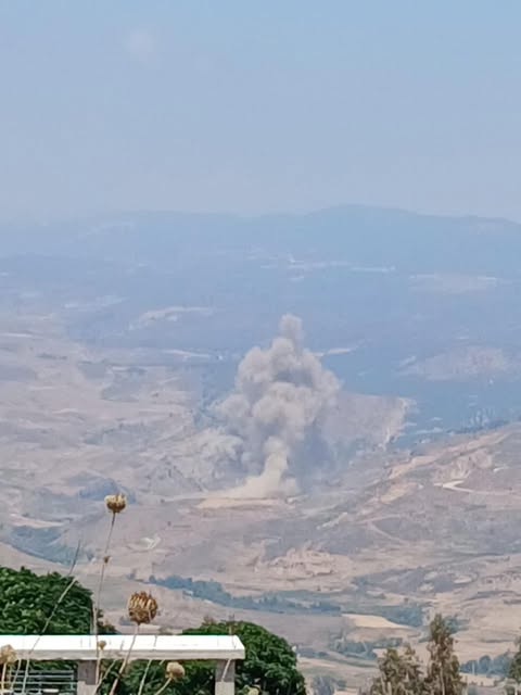 دوي انفجارات جنوباً... "الجيش" يُنفّذ تفجيرات في حقل القليعة (صورة)

