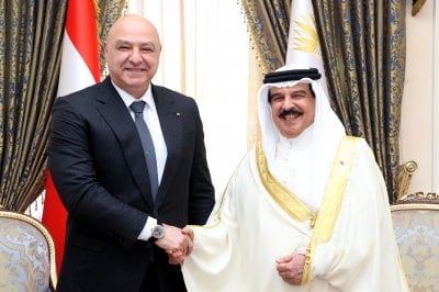 بعثة دبلوماسية بحرينية دائمة في بيروت... وعون: نطمح باستئناف التبادل التجاري