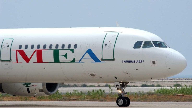 من 1 إلى 6 آب... تعديلٌ في جدول رحلات الـ"MEA"