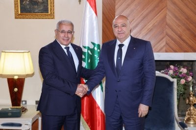 بالصور: لقاءات رسمية للرئيس عون في الجزائر

