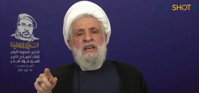 قاسم: لن نسلّم سلاحنا لإسرائيل... ونرفض الابتزاز بشروط دولية أو عربية