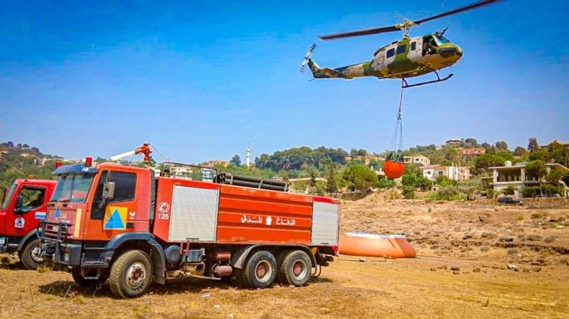حريق في الشوف يهدد الكنيسة والمنازل… ومناشدات من الأهالي!