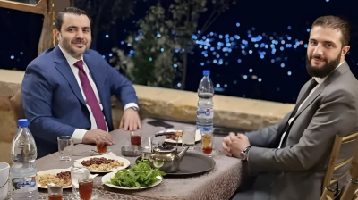 في بلودان... الشيباني ينشر صورة مع الشرع: 