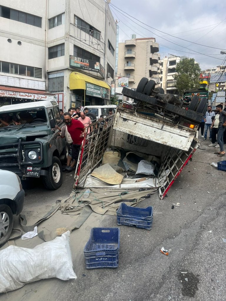 بالفيديو: حادث سير مروع في بشامون (صور)