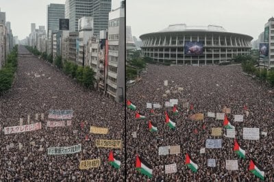 تظاهرات حاشدة في اليابان دعماً لفلسطين... وجنبلاط يعلق!