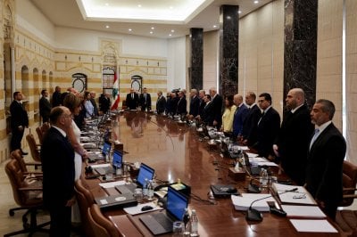 باجماع الوزراء الذين بقوا في الجلسة... اقرار اهداف الورقة الاميركية