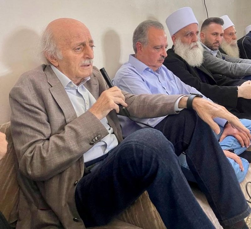 أبي المنى وجنبلاط وأرسلان يؤكدون وحدة الصف في بعلشميه وعاليه (صورة)