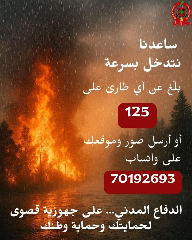 الدفاع المدني يرفع جهوزيته لمواجهة موجة الحرّ والتقلبات الجوية (صور)