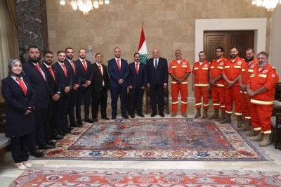 لقاءات في بعبدا تجمع العمل السياسي بالعطاء الإنساني!

