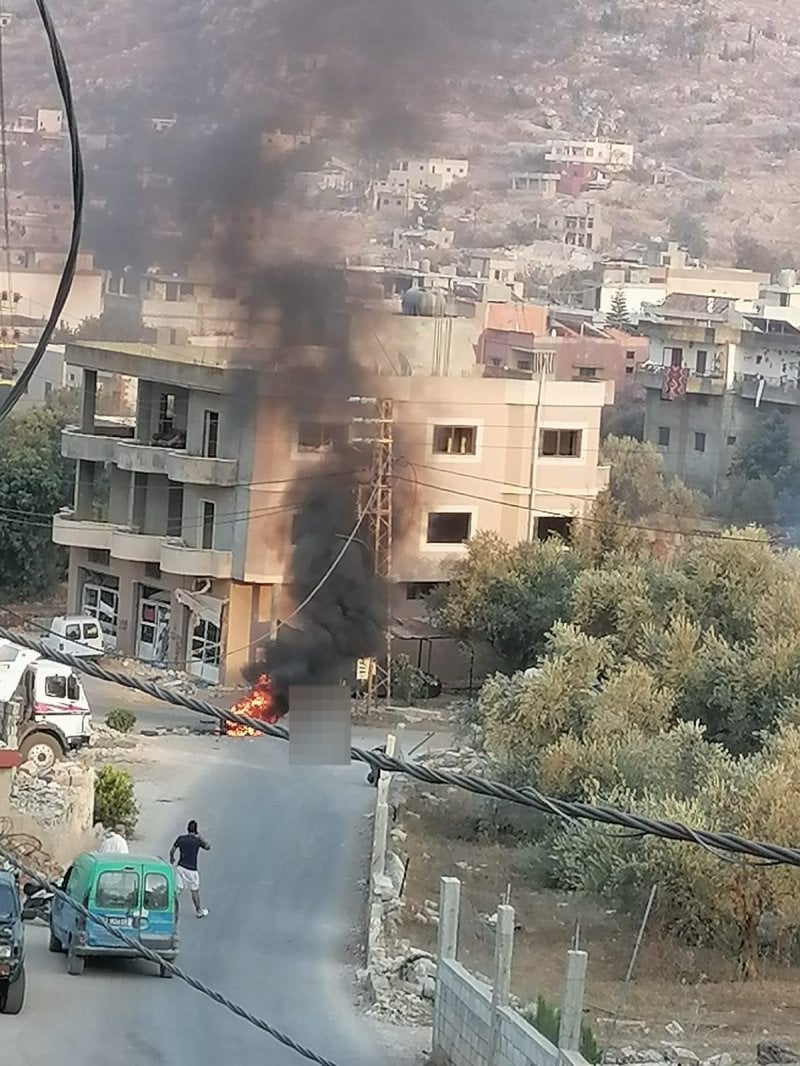 غارة على دراجة نارية في عيترون.. والمستهدف "شرطي بلدي"! (صورة)