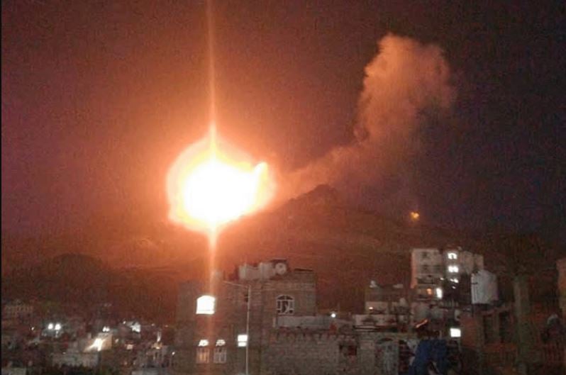 غارات اسرائيلية تستهدف محطة كهرباء حزيز في صنعاء فجرًا