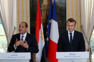 السيسي لماكرون: نرفض أي محاولة لتهجير الفلسطينيين