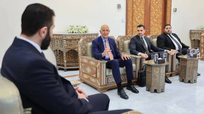 دمشق محطة بارزة لوفد الكونغرس الأميركي برفقة براك