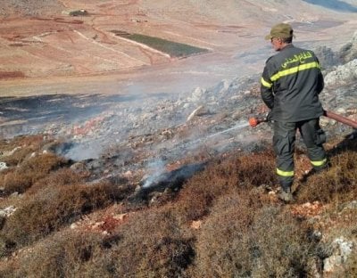 رغم الصعوبات... الدفاع المدني يسيطر على حرائق متفرقة