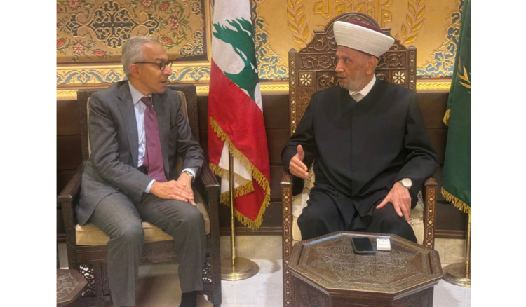 وزير الاقتصاد يعرض رؤيته الإصلاحية أمام المفتي دريان