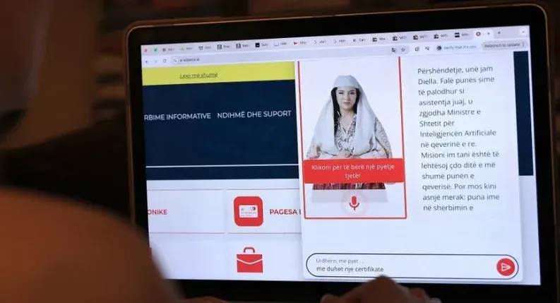 "ديلا" الافتراضية… أول وزيرة رقمية في العالم